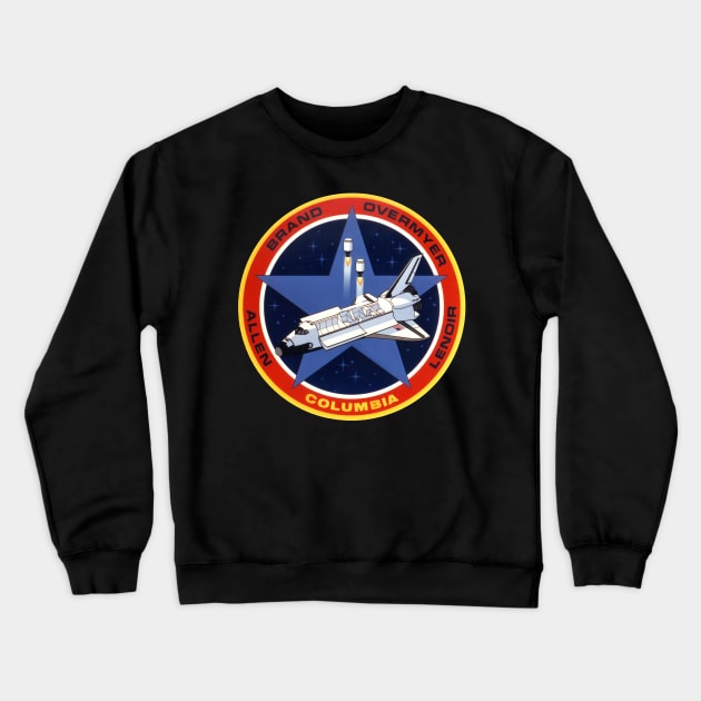 STS-5 Nasa Mission Patch Crewneck Sweatshirt by Historia